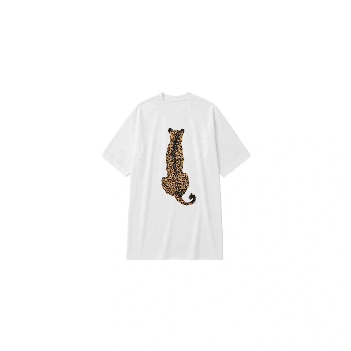 Clue Women's Cotton Leopard Print T-Shirt Model 18820
