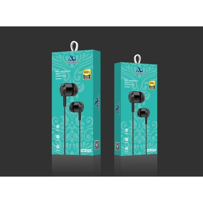 سماعة أذن سلكية Haobao HB-010 HiFi Extra Bass - أسود