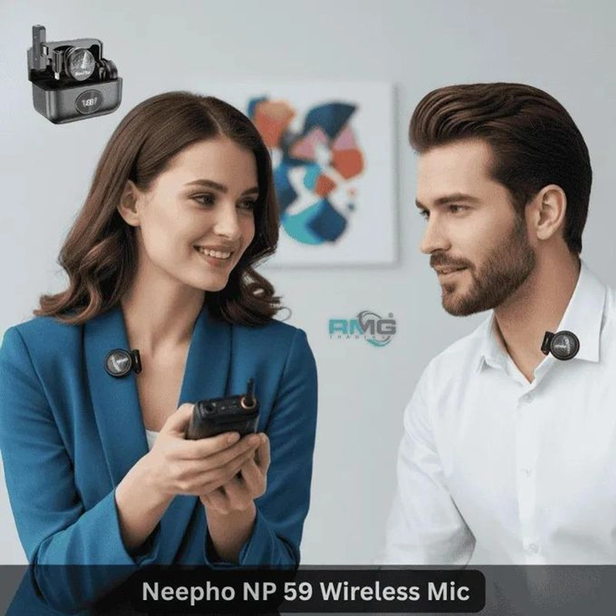 ميكروفون لاسلكي بمشبك من نيفو - NP-59