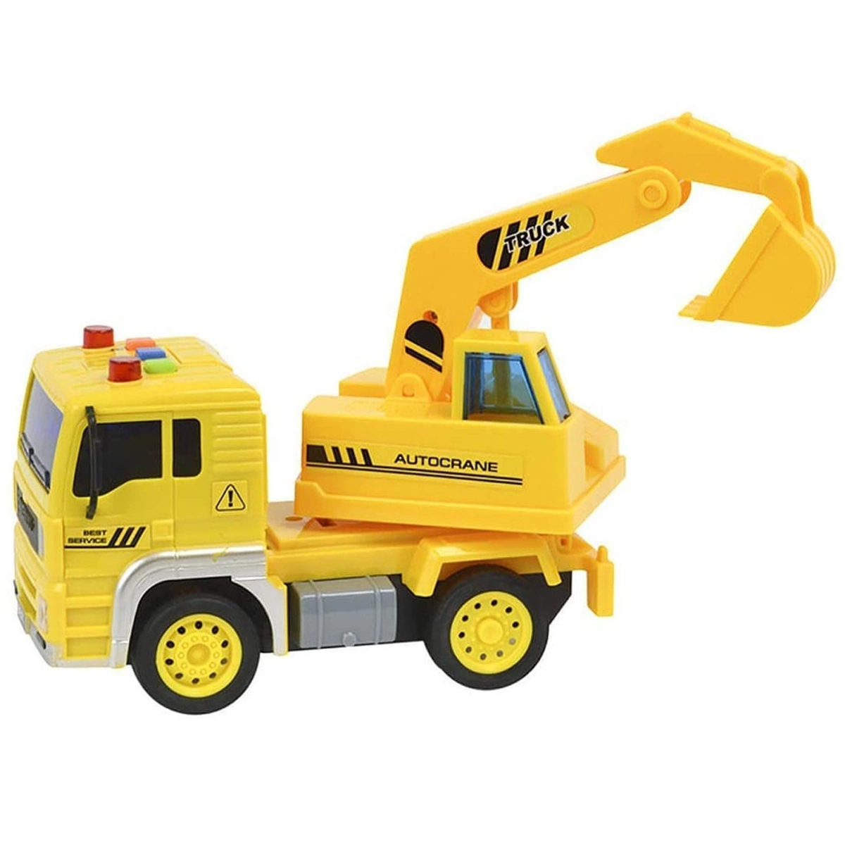 Pull-back Construction Truck 1:20 with Sounds & Lights
