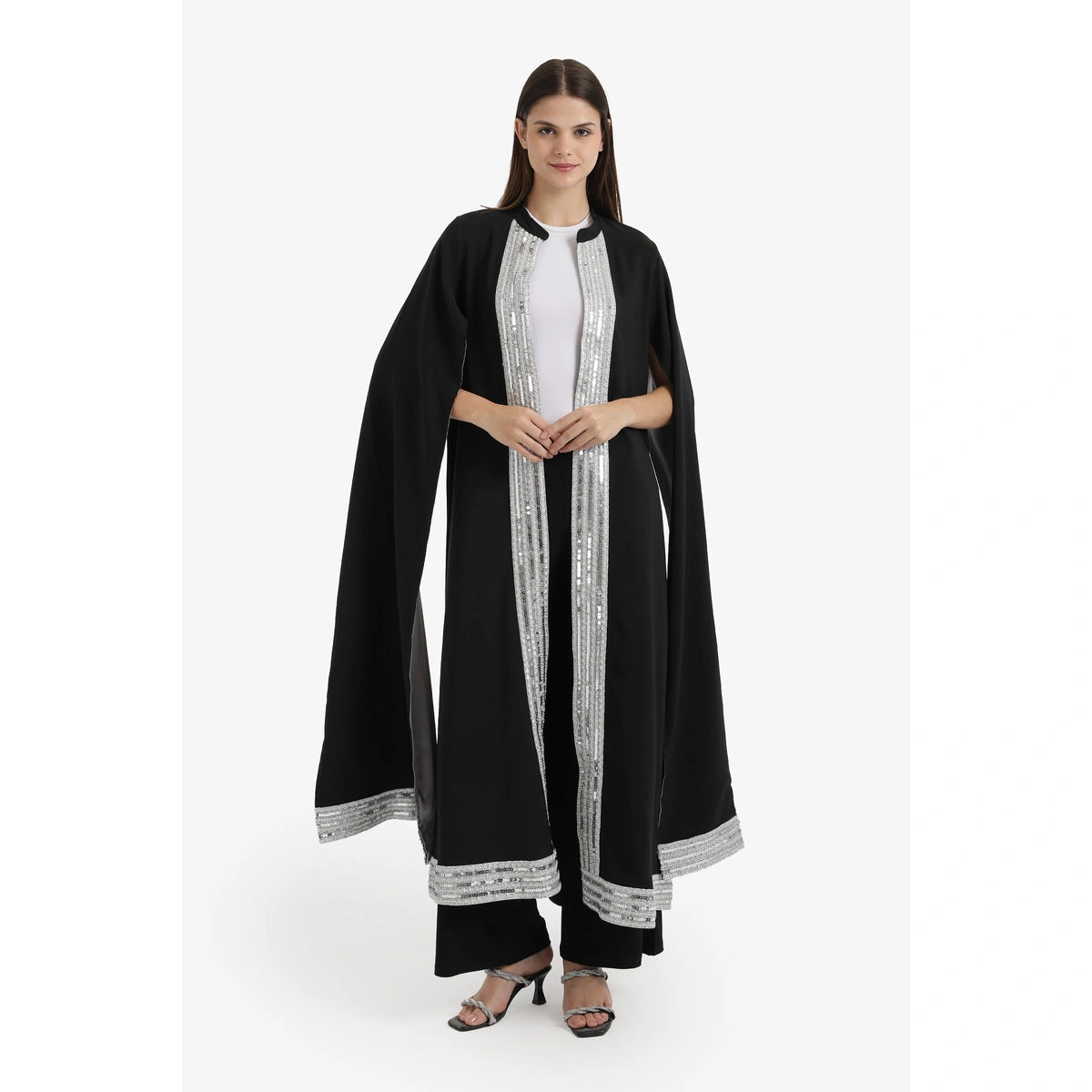 كيمونو كاب مزين بالترتر من كارينا 58685