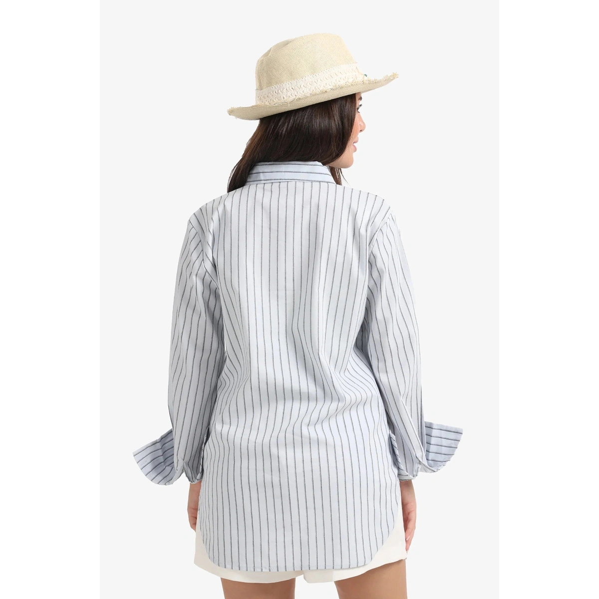 قميص مخطط أزرق من كارينا - 57972