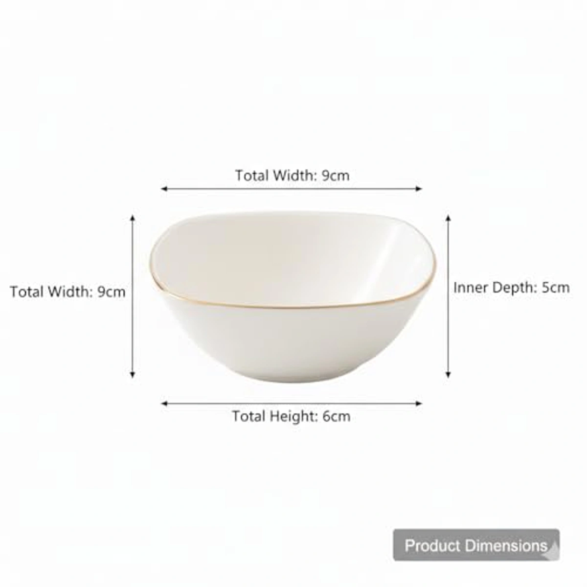 طقم بولات تقديم بورسلين بقاعدة خشب - 4 قطع - 8048000070