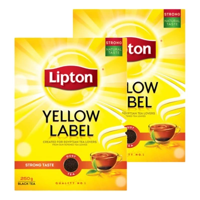 2 × ليبتون شاي ناعم - 250 جرام