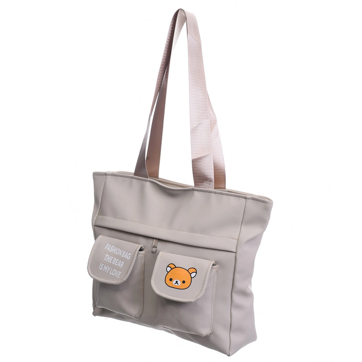 شنطة كتف حريمي وتر بروف متعددة الجيوب بطبعة