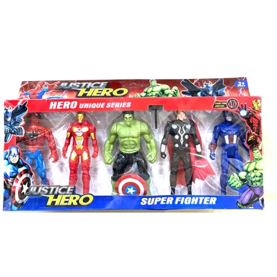 لعبة مجسم شخصية افينجرز - 5 قطع