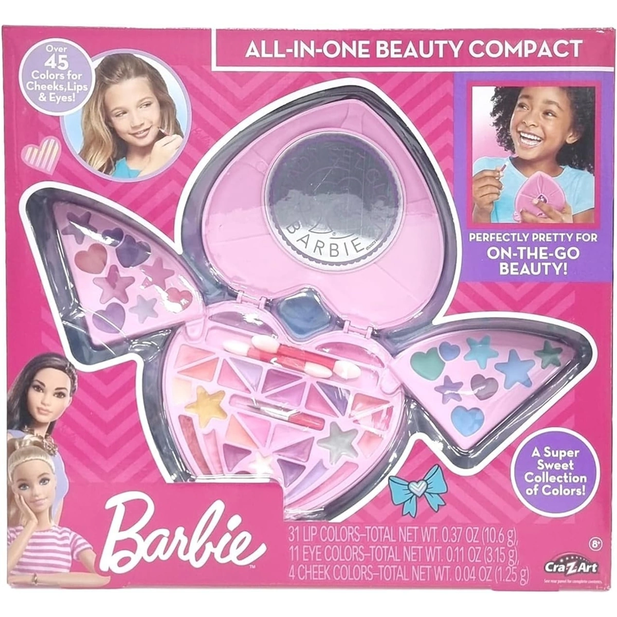 Barbie All-in-One Makeup Compact - Complete Beauty Set