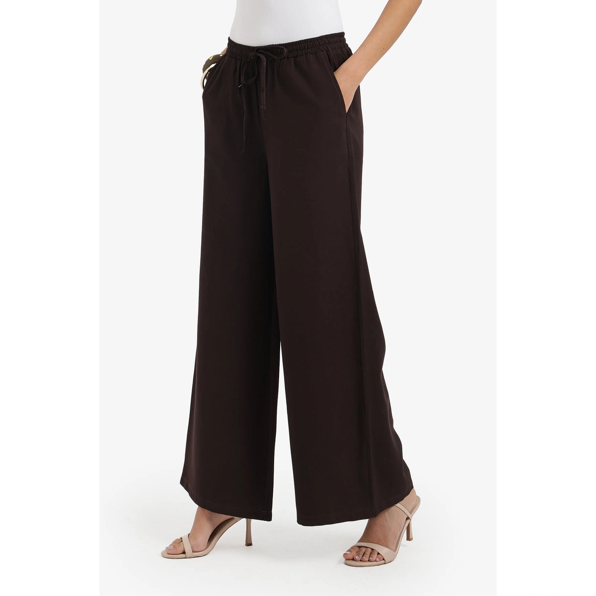 بنطلون واسع بتفصيلة متباينة من كارينا 58703