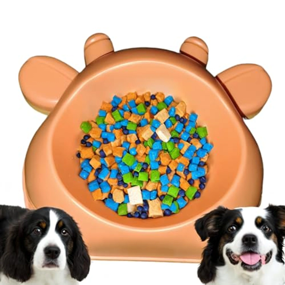 أطباق طعام الحيوانات الأليفة - برتقالي