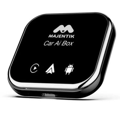 صندوق أندرويد كاربلاي لاسلكي للسيارة Majentik MCC-004  - أسود