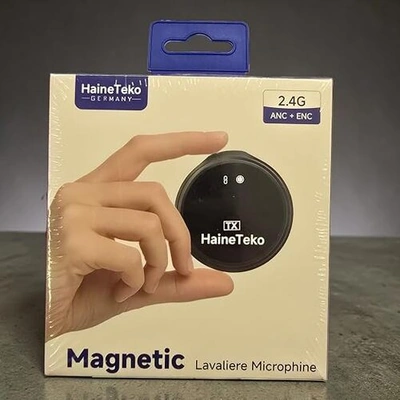 ميكروفون لاسلكي Haino Teko 2.4GHz بإلغاء الضوضاء - بدون ضمان