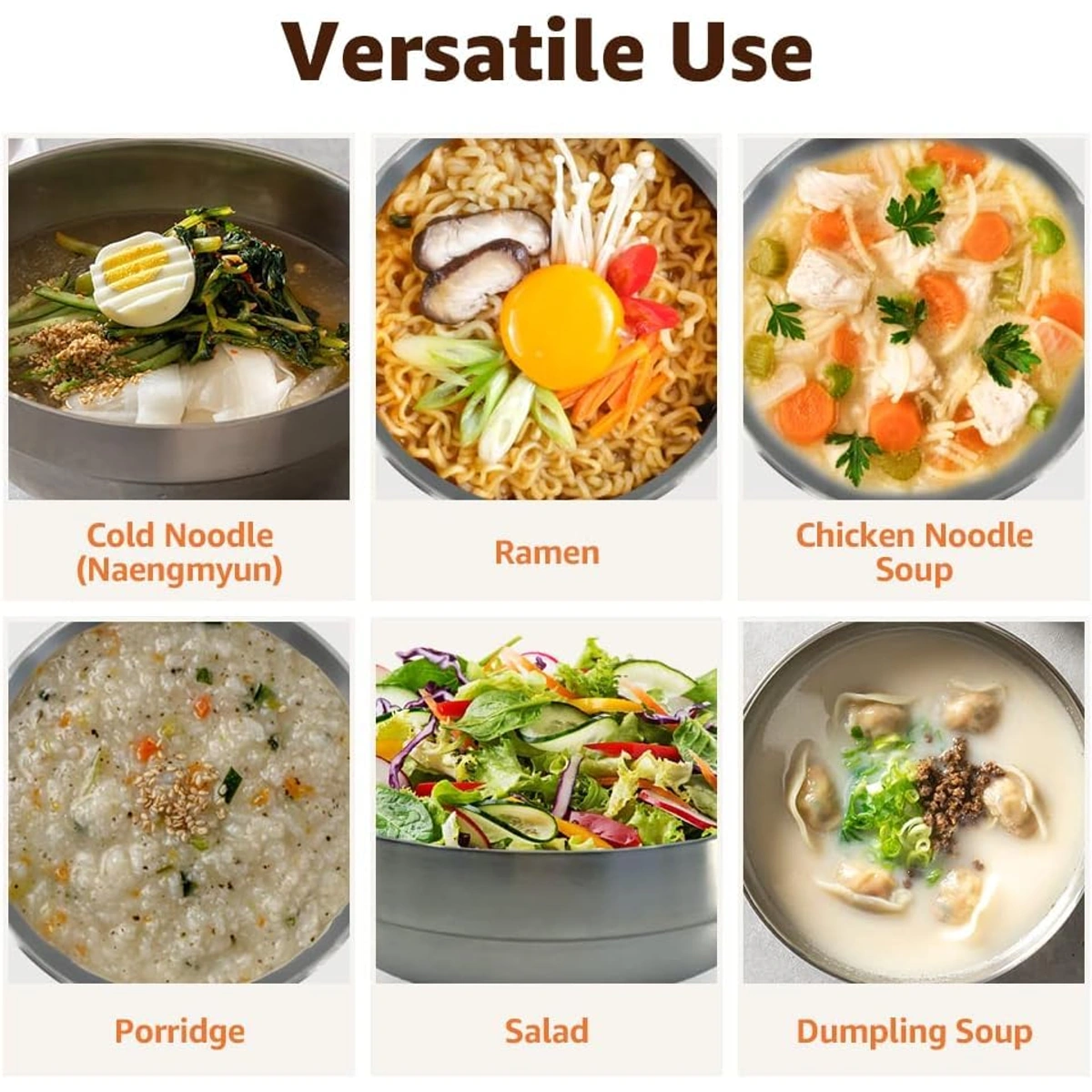 بولة ستانلس ستيل متعددة الاستخدامات - 500 مل