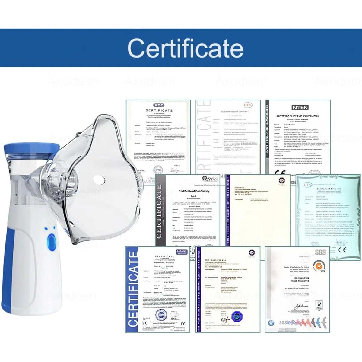 جهاز استنشاق البخار صغير ومحمول للبالغين والأطفال