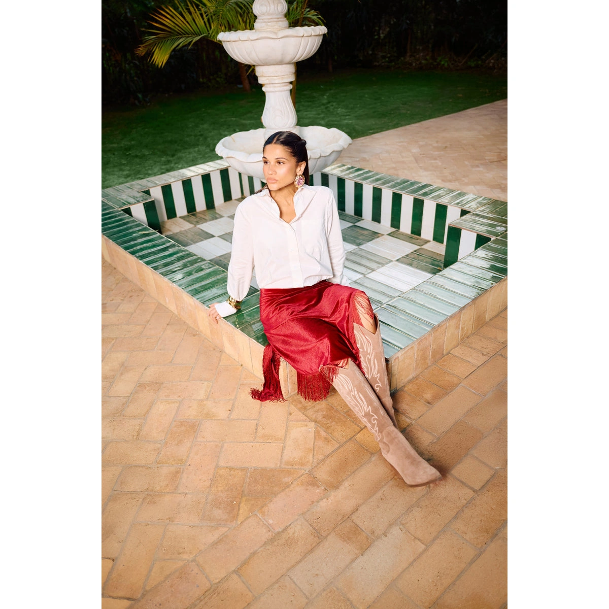 جيبة مخمل لف من كارينا - 58669