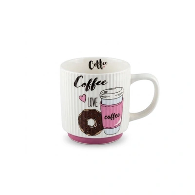 بريق هومز مج بورسلين بتصميم Coffee Love - 350 مل