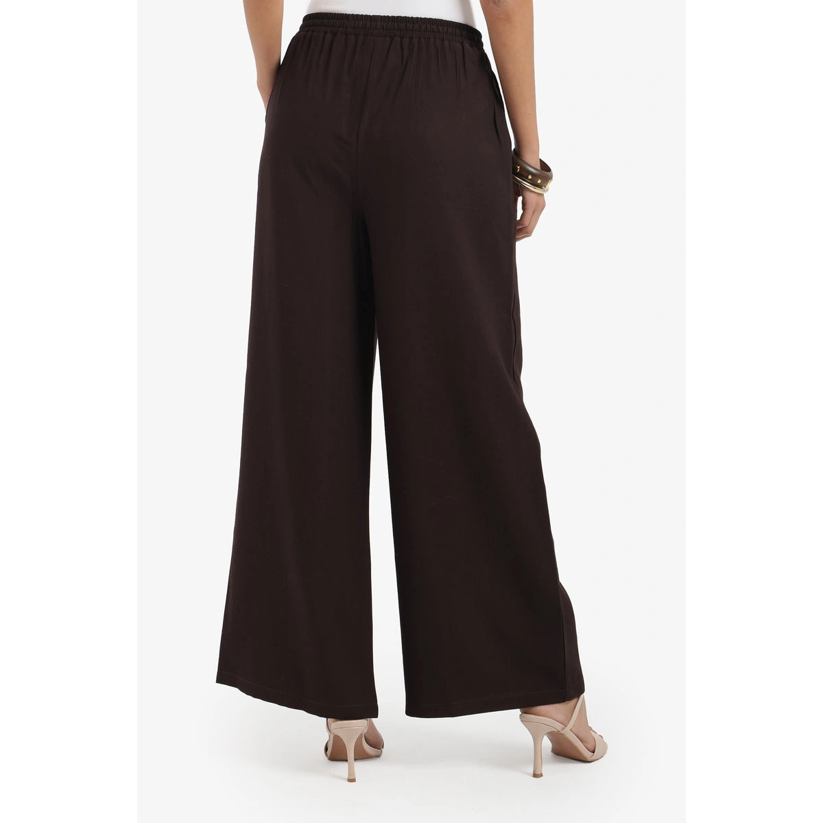 بنطلون واسع بتفصيلة متباينة من كارينا 58703