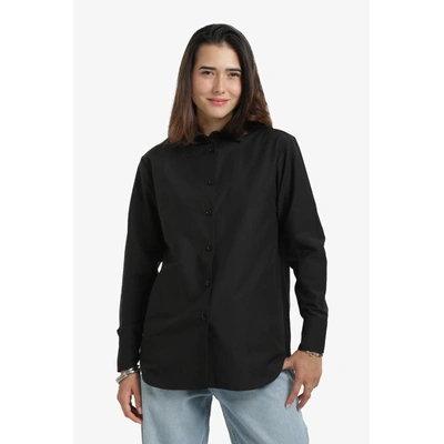 قميص بأكمام طويلة بقصة مريحة من كارينا - 57386