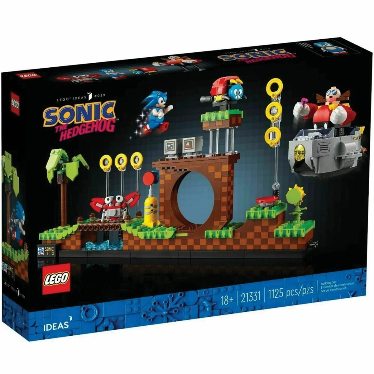 LEGO Sonic the Hedgehog Green Hill Zone 1125-Piece Set - 21331