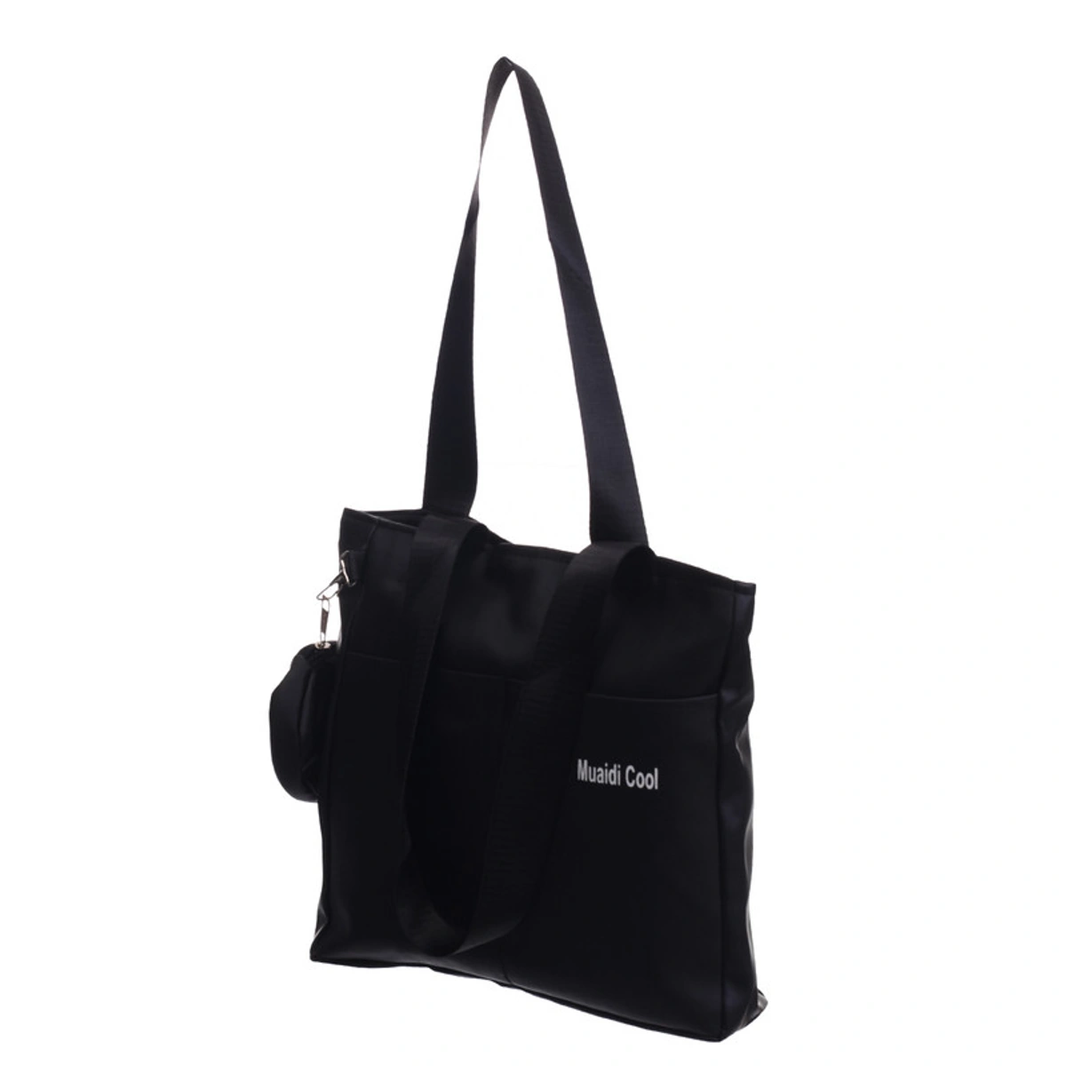 شنطة كتف حريمي وتر بروف متعددة الجيوب مع محفظة خارجية