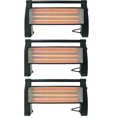 هاي واي دفاية هالوجين - 1800 وات - أسود - 3 قطع - KH 2820