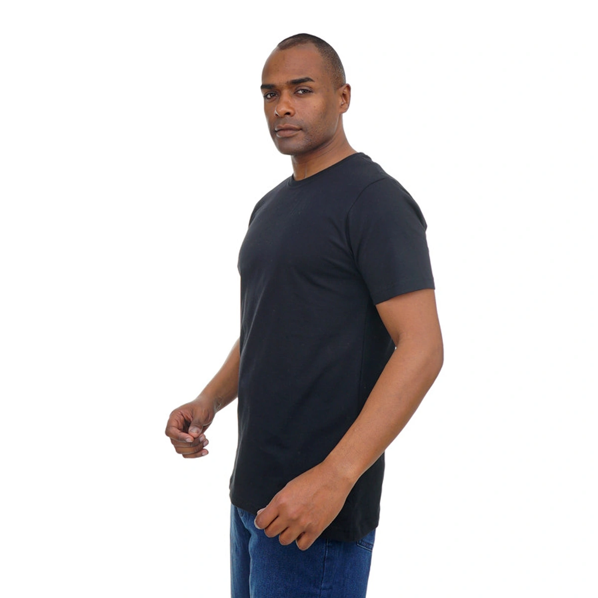 تيشيرت رجالي قطن نصف كم - 105010092