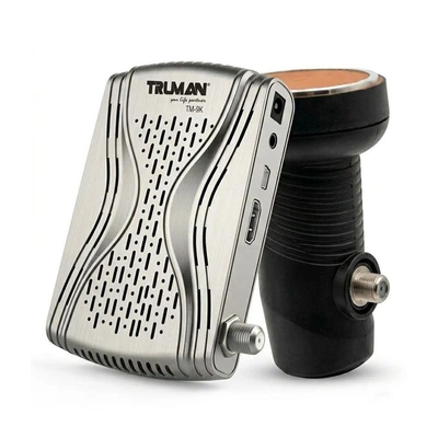 ترومان رسيفر ديجيتال ميني HD طراز TM-9K - مع LNB مفرد TM-1210 - ضمان 1 سنة