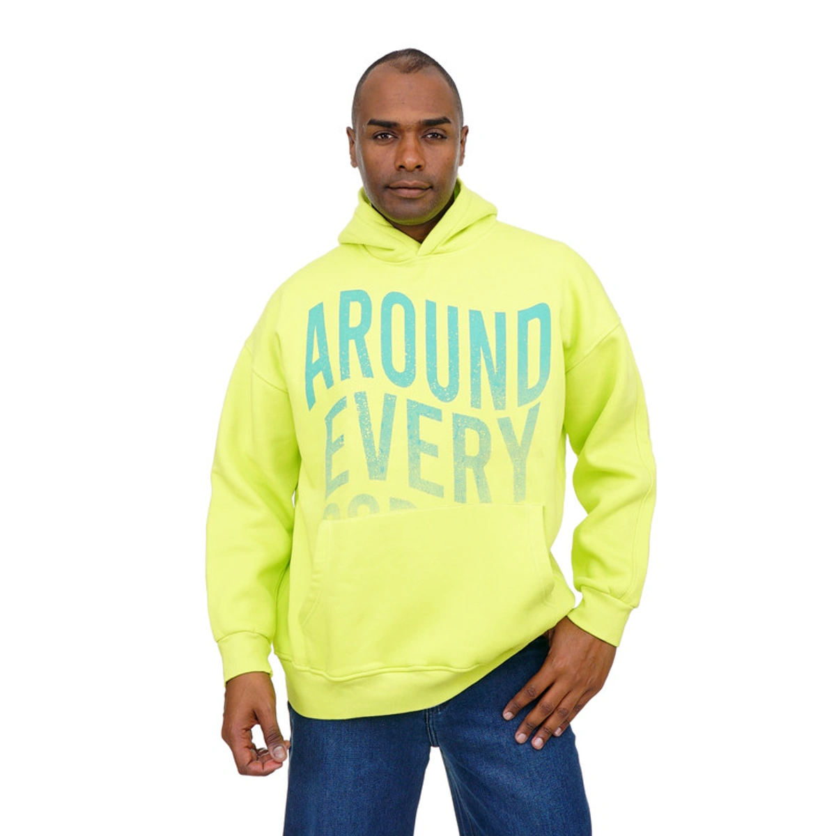 سويت شيرت مطبوع رجالي - Fire Wood