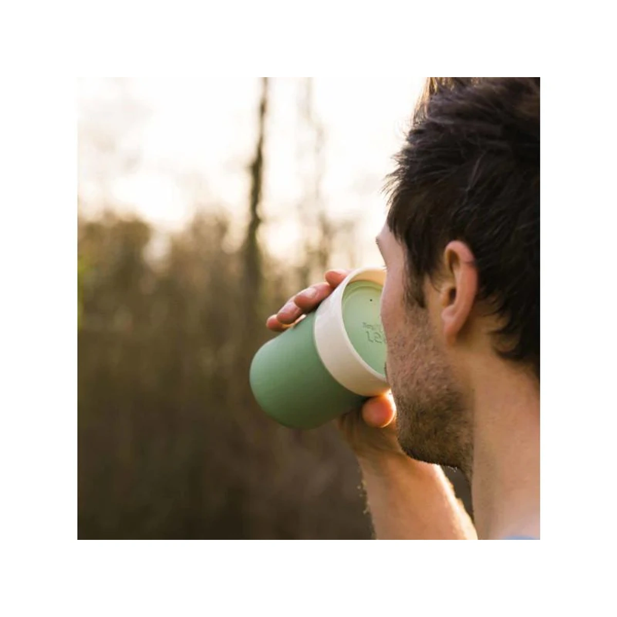 بيرغوف مج سفر بورسلين - 330 مل - أخضر / أبيض