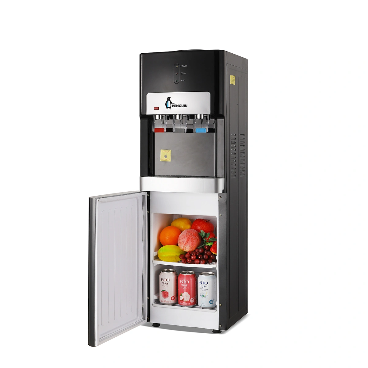 بنجوين مبرد مياه 3 حنفية بالثلاجة - اسود - HR001