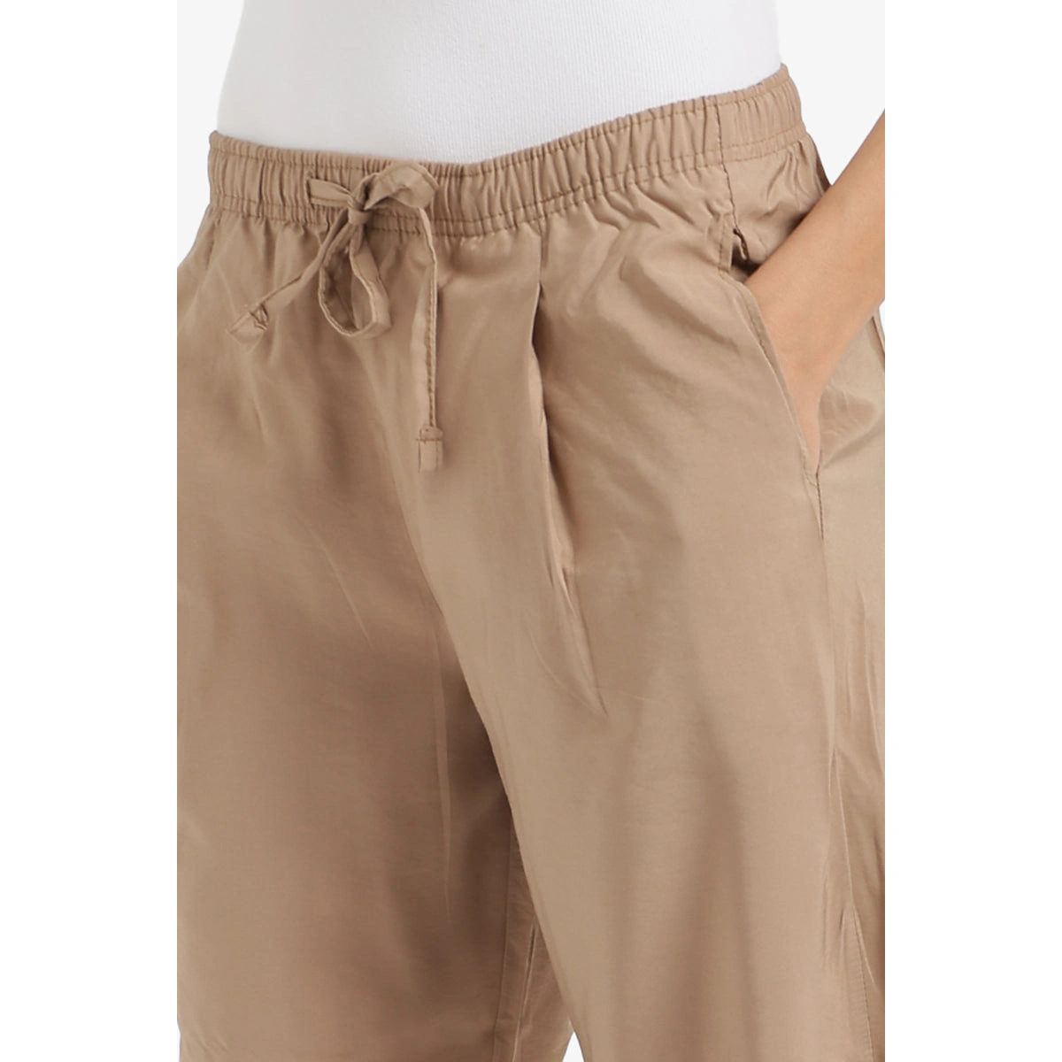 بنطلون حريمي برباط خصر فسكوز من كارينا 58781