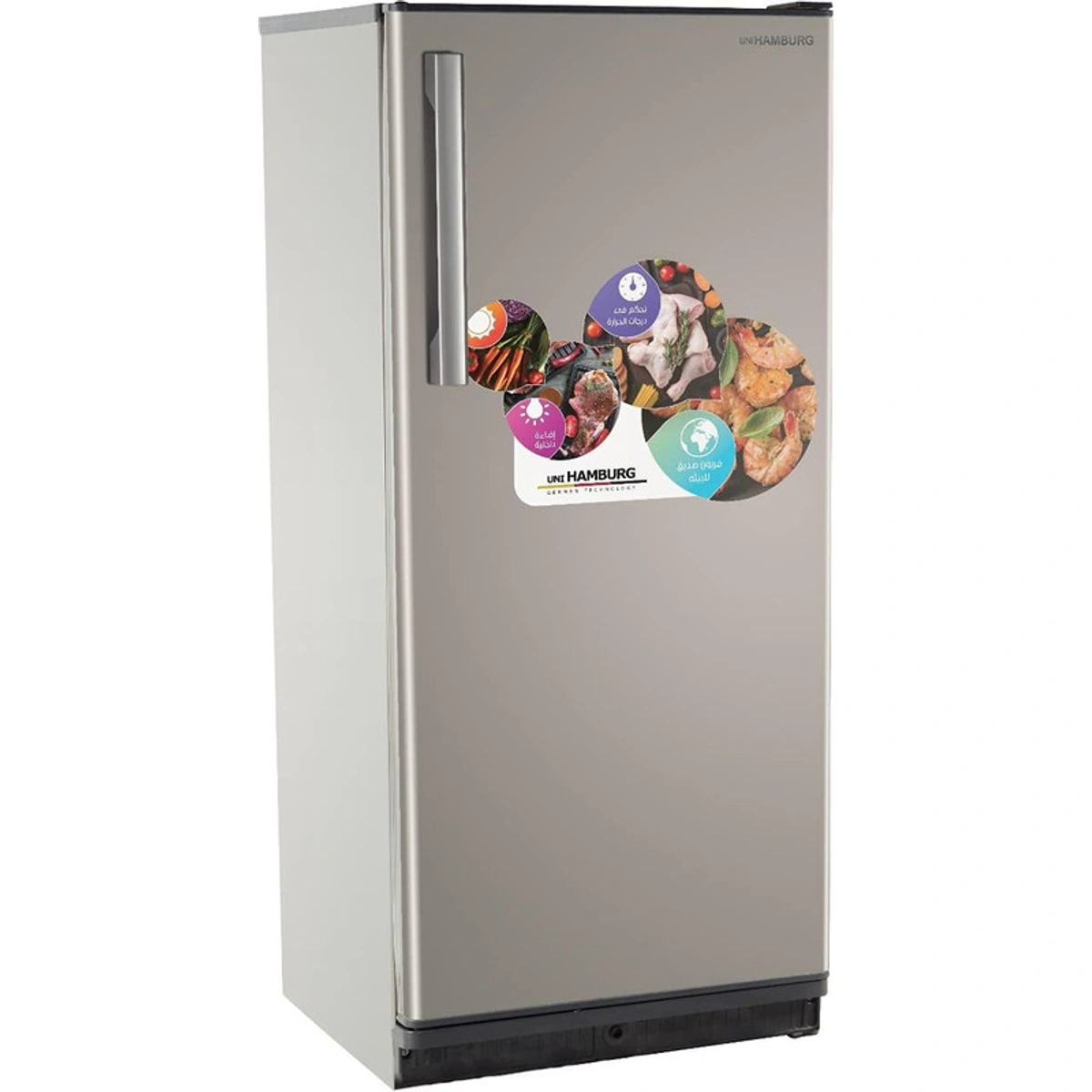 ديب فريزر هامبورج - سيلفر - 6 درج - VF2029S