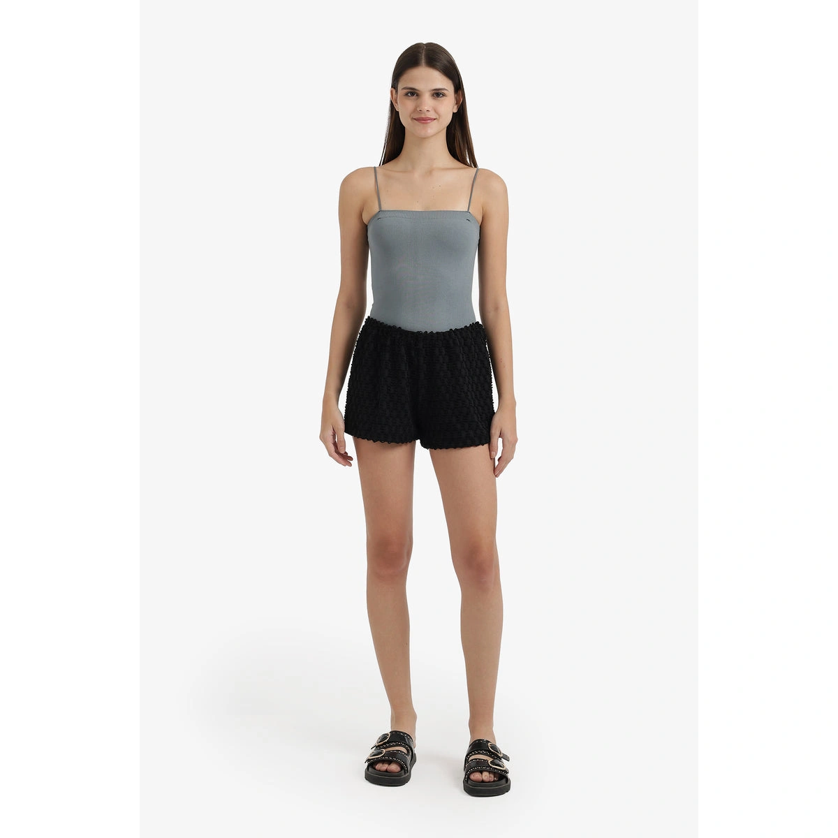 شورت شاطئ بنقشة ذاتية من كارينا 58745