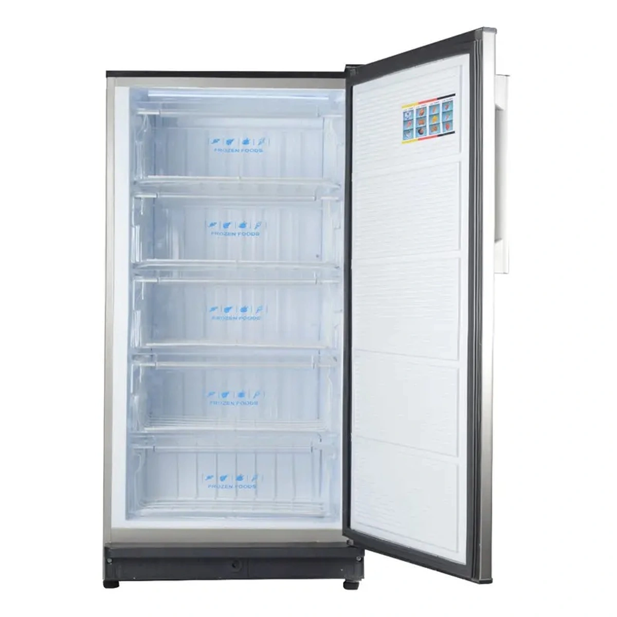 ديب فريزر هامبورج - سيلفر - 5 درج - VF2025S