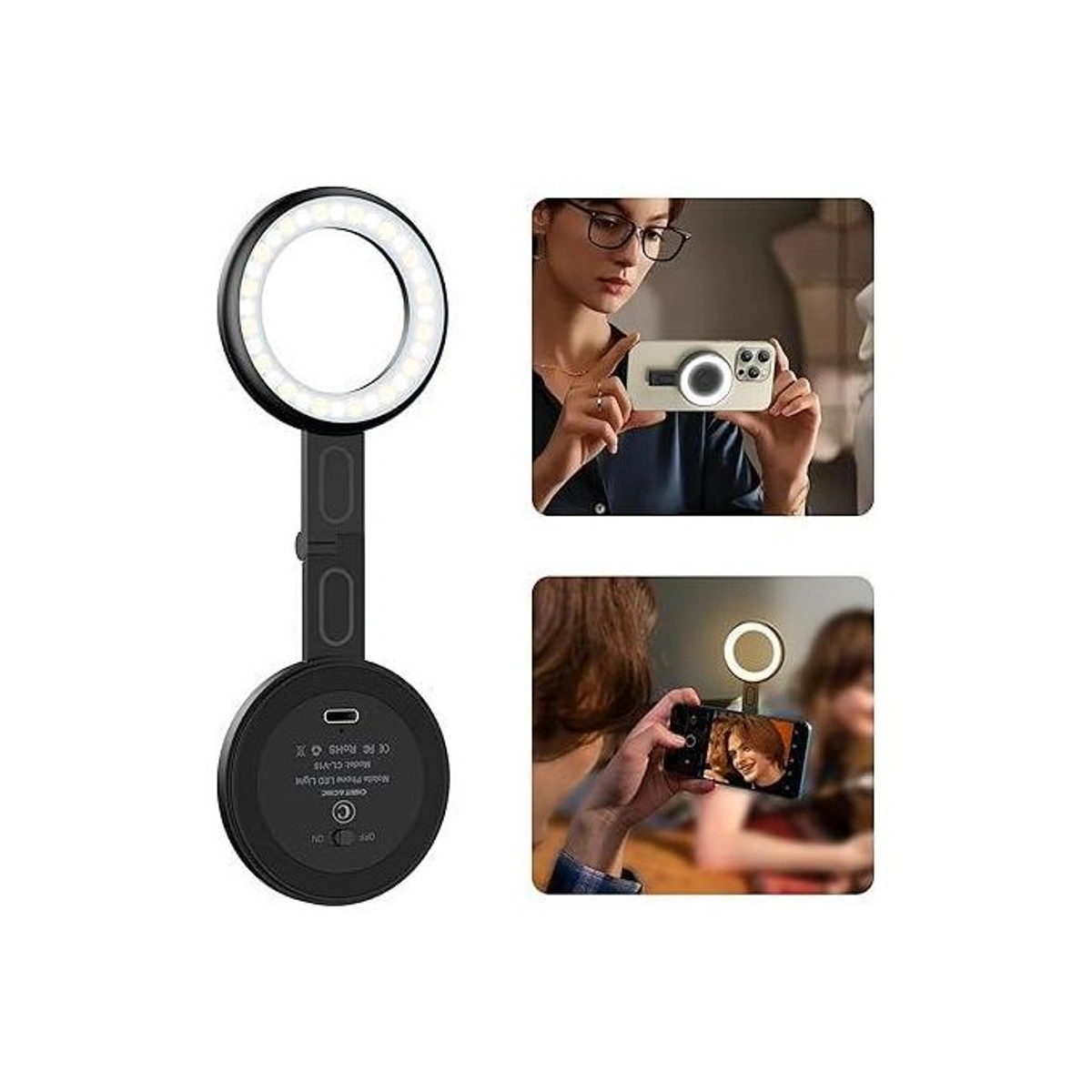 رينج لايت سيلفي ماجسيف مغناطيسي - m-28