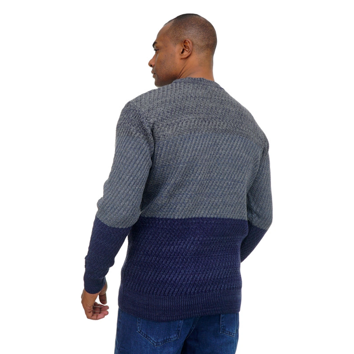 بلوفر صوف رجالي رقبة دائرية - 108020027