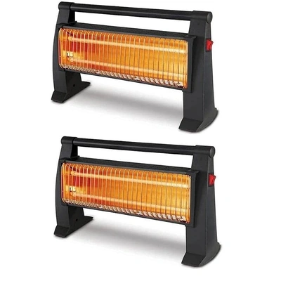 إي لوكس دفاية هالوجين - 1200 وات - أسود - 2 قطعة - IX 2819 