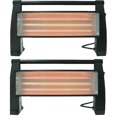 هاي واي دفاية هالوجين - 1800 وات - أسود -  2 قطعة - KH 2820