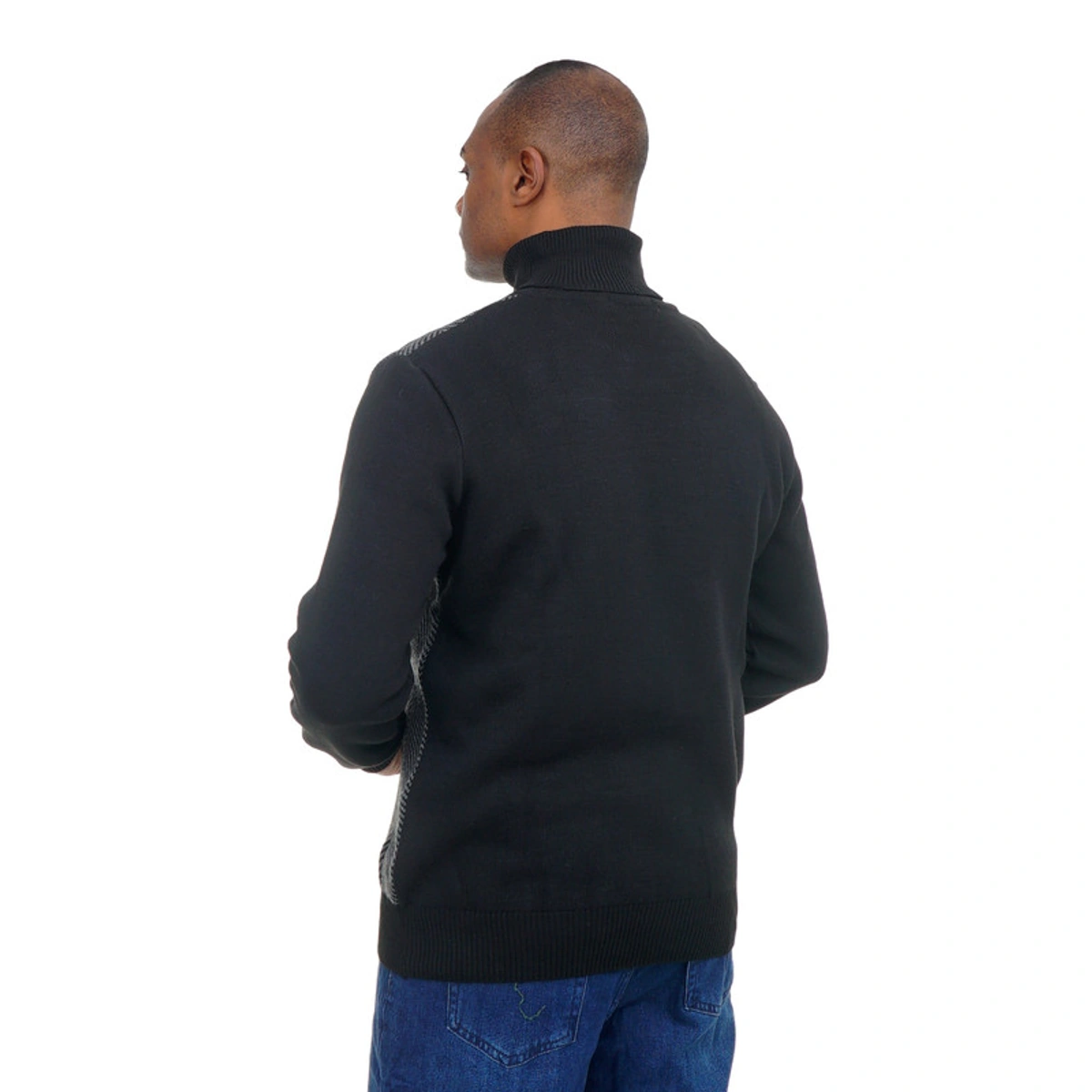 بلوفر صوف رقبة عاليه رجالي - 108050011