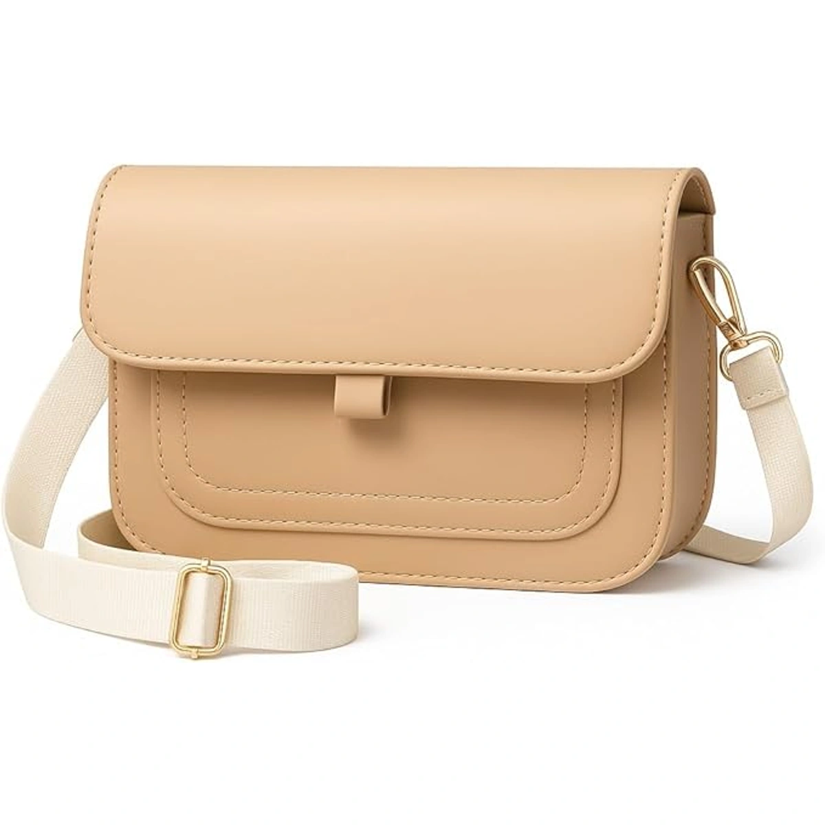 شنطة كروس صغيرة حريمي جلد صناعي مع حزام قابل للتعديل