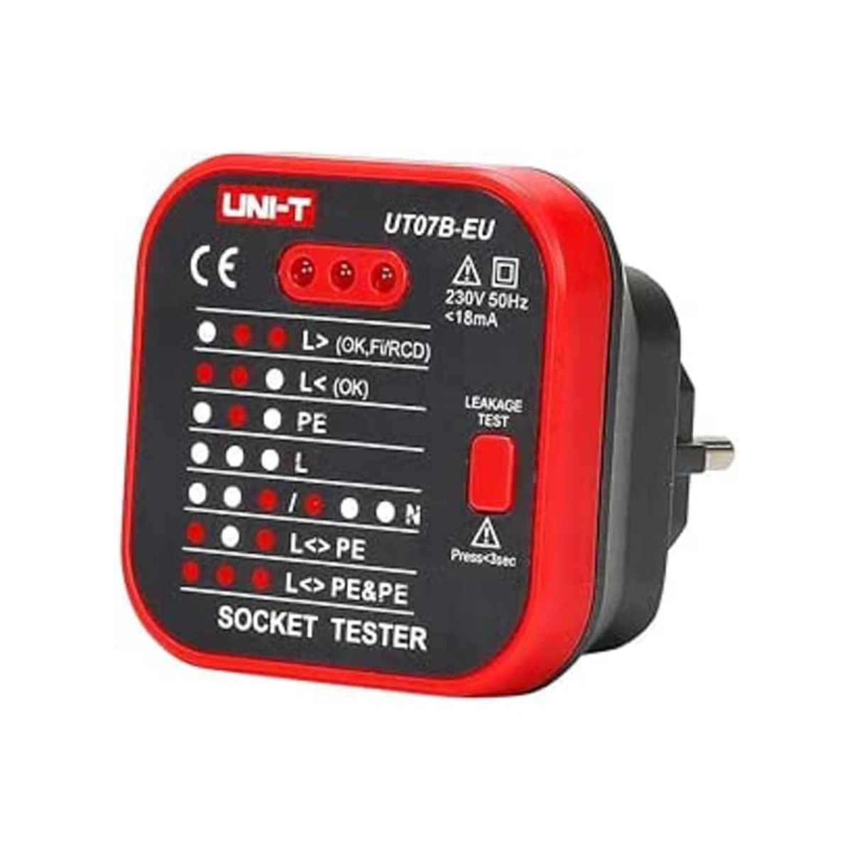 جهاز اختبار المقبس UNI-T UT07B-EU