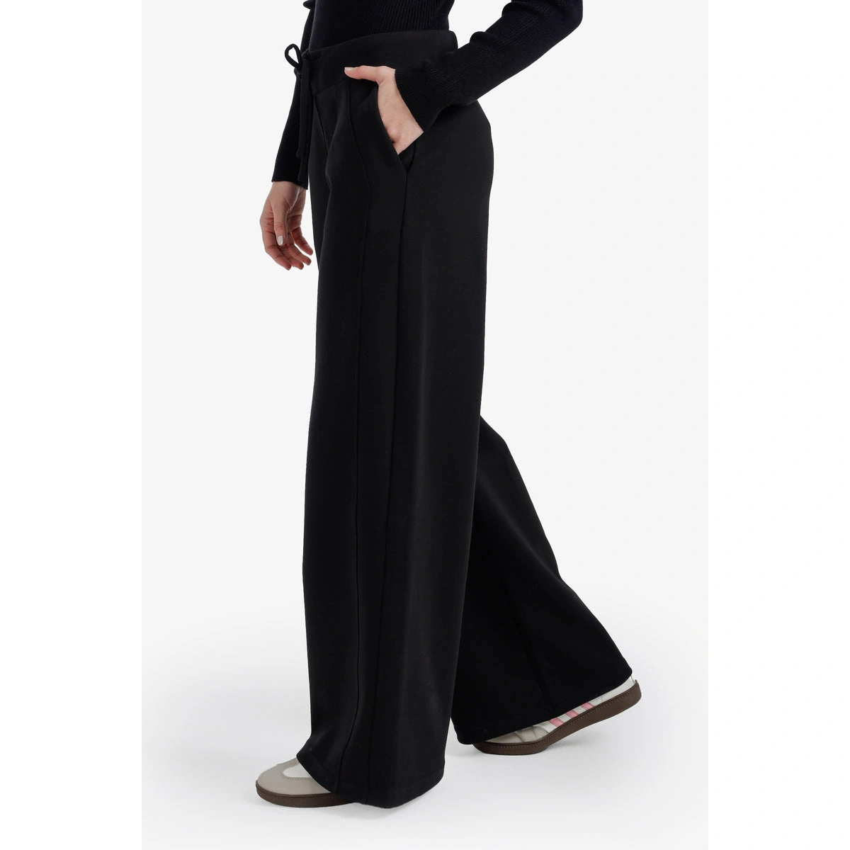 بنطلون لاونج برباط خصر من كارينا 58495