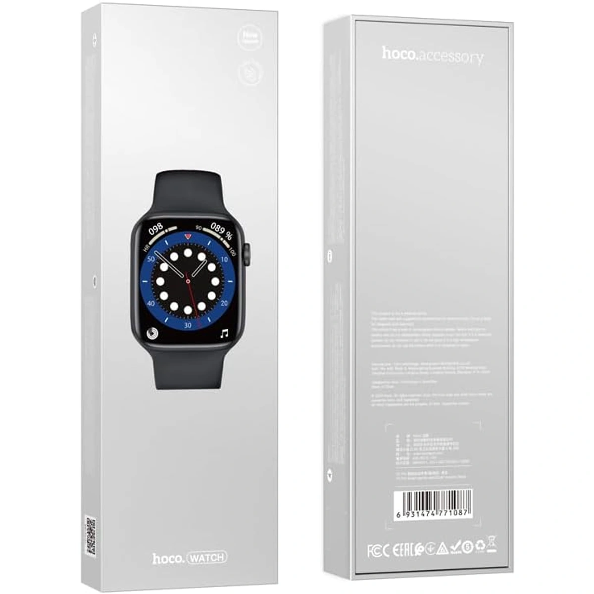 ساعة ذكية هوكو Y5 برو - أسود