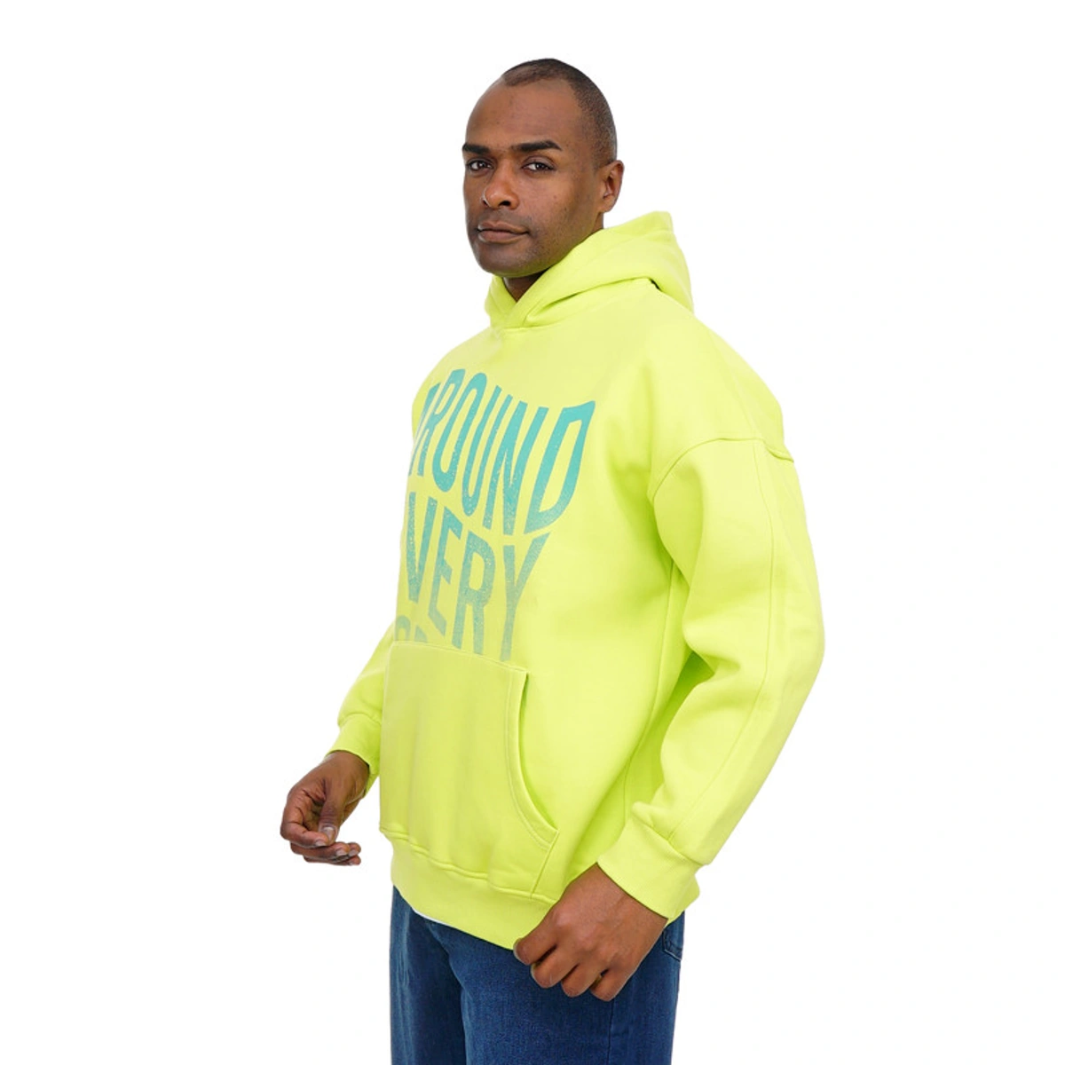 سويت شيرت مطبوع رجالي - Fire Wood