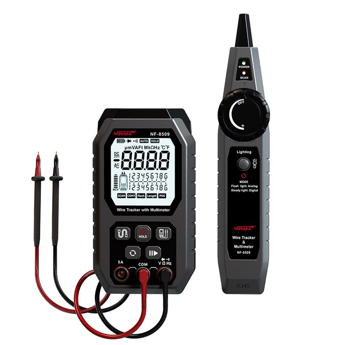 نويافا جهاز اختبار كيبل الشبكة مع جهاز اختبار متعدد - NF-8509