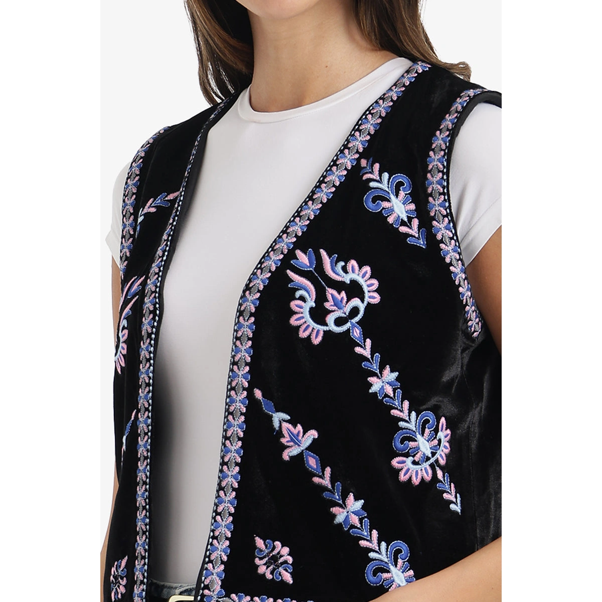 فيست قطيفة مطرز من كارينا 58606