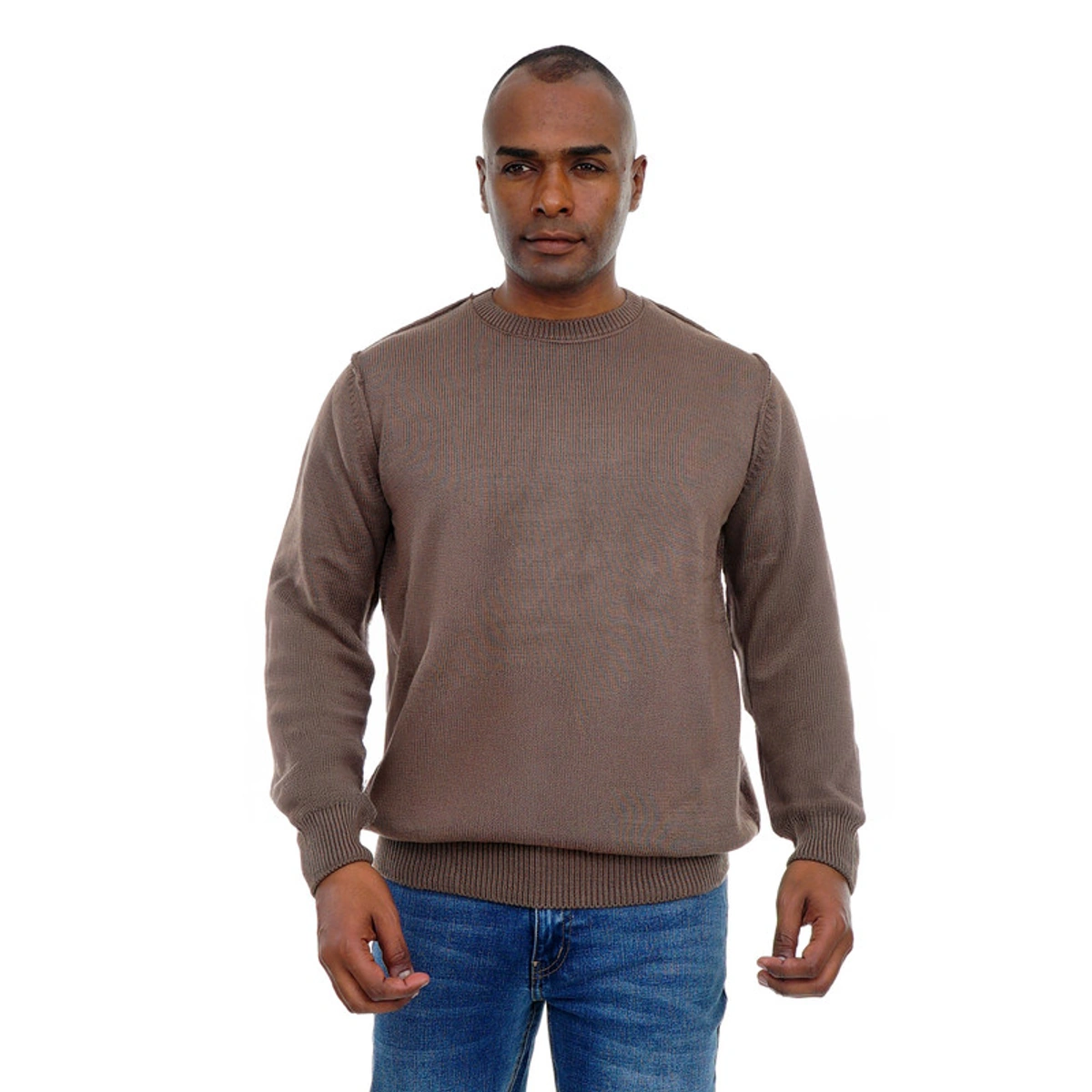 بلوفر صوف رقبة دائرية رجالي - 108010025