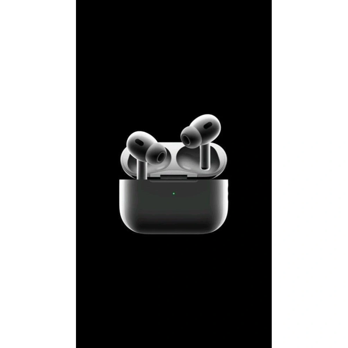 Pro 2 سماعات أذن بلوتوث ترو وايرليس مع علبة شحن - أسود