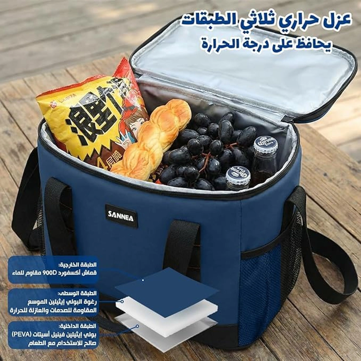Insulated Cooler Lunch Bag Waterproof for Hot and Cold Meals