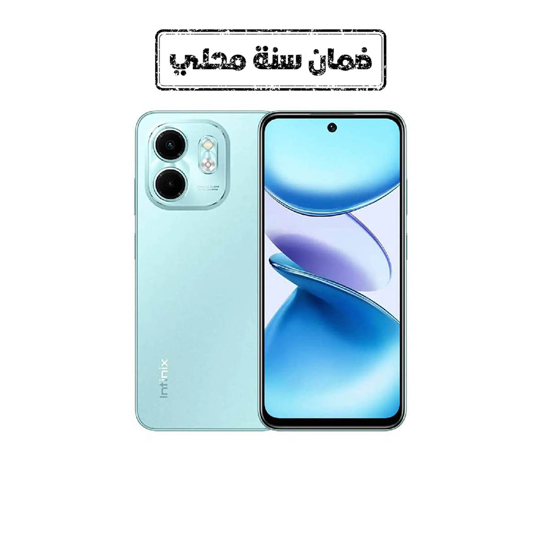 موبايل انفنيكس Smart 9 ثنائي الشريحة - 3+3 جيجابايت رام 64 جيجابايت - 4G - أخضر