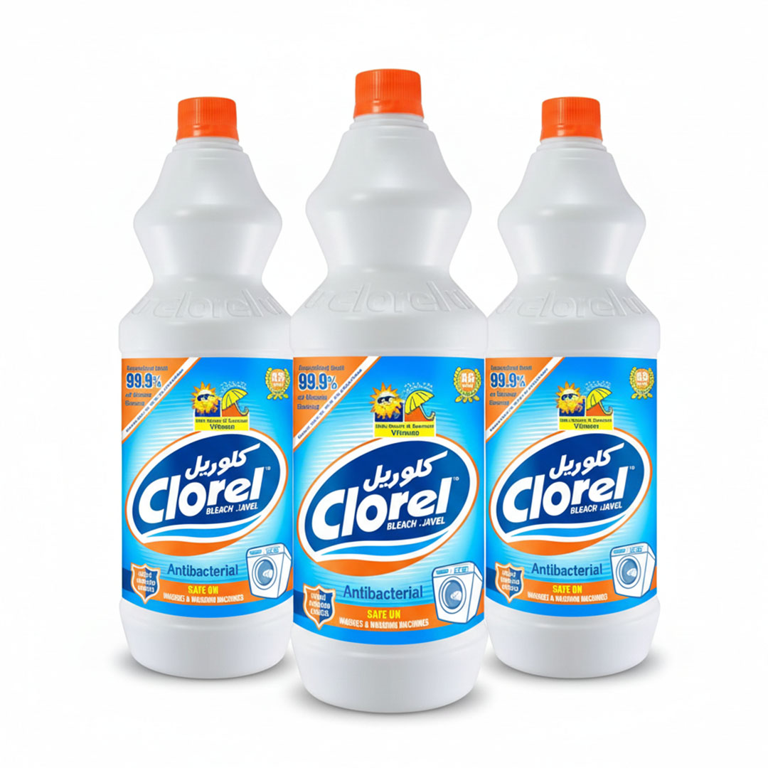 كلوريل مبيض ملابس - 1050 مللي - 3 قطع